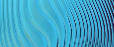 Soyut arkaplan. Renkli dalgalı yansıtıcı duvar kağıdı. Duvar kağıdı, afiş, arkaplan, kart, kitap kapağı veya web sitesi için grafiksel resimleme.