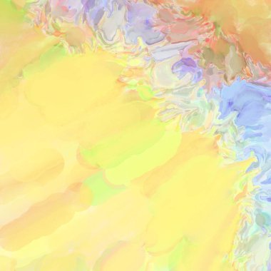 El yapımı sürreal soyut desenli suluboya. Modern sanatsal resim. 2D çizim. Arkaplan boyası karışımı. Yaratıcı duvar sanatı. Çağdaş sanat.