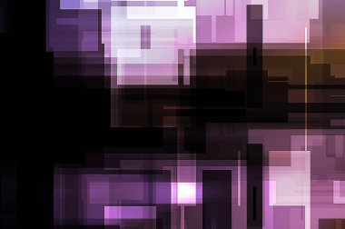 Fütürist soyut geometrik duvar kağıdı. Geometrik renkli şekiller. Dikdörtgen şekilli arka plan. Bir teknolojinin dijital illüstrasyonuName.