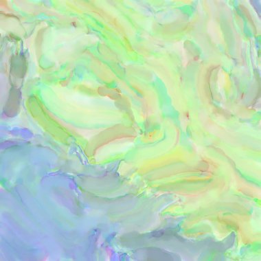 El yapımı sürreal soyut desenli suluboya. Modern sanatsal resim. 2D çizim. Arkaplan boyası karışımı. Yaratıcı duvar sanatı. Çağdaş sanat.