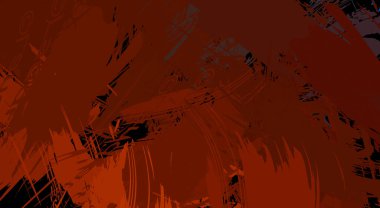 Sanatsal soyut arkaplan. Doku boyalı duvar kağıdı. Boya darbeleriyle yaratıcı bir illüstrasyon. Fırça desenli resim.