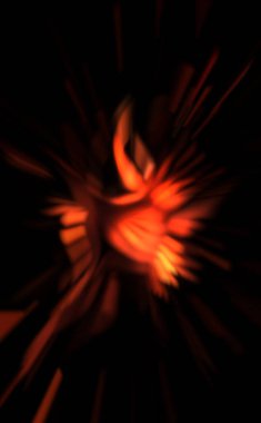 Işık parçacık izleri. Parlayan parçacıkları ve çizgileri olan ışık patlaması yıldızı. Güzel hareketli soyut ışın arkaplanı.