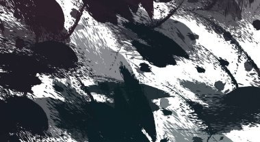 Renkli fırça darbelerinin 2B çizimi. Dekoratif doku resmi. Canlı boya desenli arka plan. Kaotik fırça darbeleri resim.