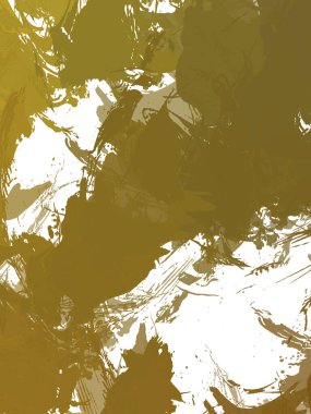 Renkli fırça darbelerinin 2B çizimi. Dekoratif doku resmi. Canlı boya desenli arka plan. Kaotik fırça darbeleri resim.