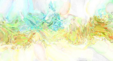 Çılgın suluboya şablonu. Yaratıcı soyutlama. Modern sanat eserleri. 2D çizim. Dijital doku duvar kağıdı. Sanatsal sulu arkaplan malzemesi. 