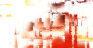 Modern sanat. Renkli çağdaş sanat eserleri. Renkli boya darbeleri. Soyut arkaplanda fırça darbeleri. Fırça boyası. Eşsiz duvar sanatı.