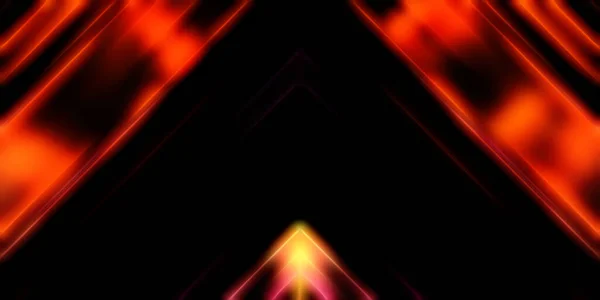 Abstrakcyjne Świecące Geometryczne Tło Światła Fraktalna Symetryczna Ilustracja Graficzna Przecinające — Zdjęcie stockowe