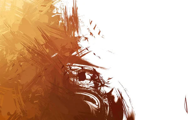 Duvar sanatı Eşsiz ve yaratıcı illüstrasyon. Fırça darbesi ile boyanmış. Renkli fırça darbelerinin soyut arkaplanı. Fırçalanmış canlı duvar kâğıdı. Boyalı sanatsal yaratım.