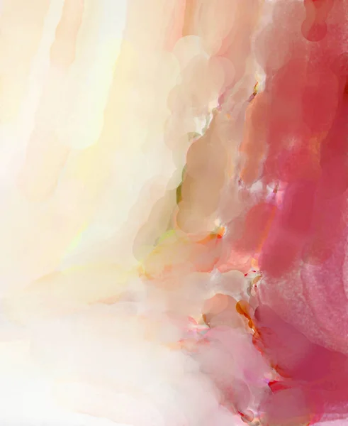 Modern Painting Soothing Brush Strokes Resembling Alcohol Inks Watercolor Abstract — Stock Photo, Image