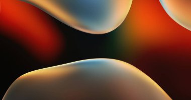 Soyut arkaplan. Değişken renk değişim dalgaları, dinamik hareketlerle. Işık dalgalarının neon renkli soyut tasarımı. Duvar kağıdı, afiş, arkaplan, kart, kitap illüstrasyonu, web sitesi.