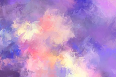 Modern sanat. Taranmış Boyalı Soyut Arkaplan. Fırça darbesi ile boyanmış. Boya darbeleri. 2B Görüntü.