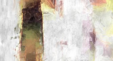 Soyut arkaplanda pürüzlü fırça darbeleri. Fırça boyası. Renkli boya darbeleri. Eşsiz duvar sanatı. Tuvaldeki modern sanat. Renkli çağdaş sanat eserleri. 