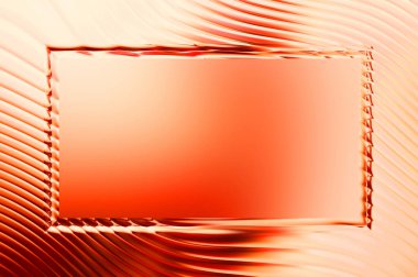 Soyut çerçeveli arkaplan. Renkli, canlı, dalgalı bir duvar kağıdı. Merkezi çerçeveli yaratıcı grafik 2d çizim. Dinamik şekilli modaya uygun sıvı örtüsü.