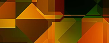 Üçgen arka planda üst üste dizayn ediliyor. Soyut geometrik duvar kağıdı. Geometrik renkli üçgen şekiller.