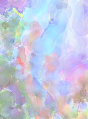 Poster, duvar sanatı, afiş, kart, kitap kapağı veya ambalaj için pastel renkli suluboya resim. Alkol mürekkebini andıran rahatlatıcı fırça darbelerinin modern resmi.