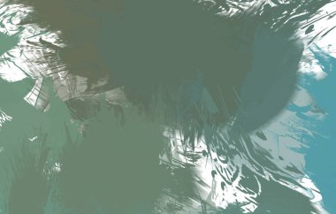 Renkli fırça darbelerinin 2B çizimi. Dekoratif doku resmi. Canlı boya desenli arka plan. Kaotik fırça darbeleri resim.