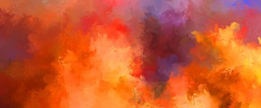 Renkli fırça darbelerinin soyut arkaplanı. fırçalanmış canlı duvar kağıdı. resmedilmiş sanat eseri. Eşsiz ve yaratıcı illüstrasyon.