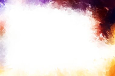 Modern sanat. Taranmış Boyalı Soyut Arkaplan. Fırça darbesi ile boyanmış. Boya darbeleri. 2B Görüntü