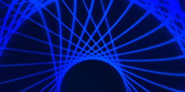 Işık dalgalarının neon renkli soyut tasarımı. Dijital arka plan ve neon ışığı parlama efekti. Parlak ışınlar duvar kağıdı.