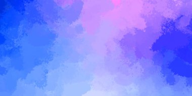 Yaratıcı bir geçmiş. Canlı fırça darbeleriyle boyanmış. Renkli desenli resim. Fırçalanmış duvar kağıdını boya.