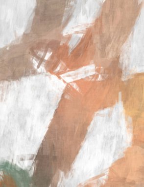 Soyut arkaplanda pürüzlü fırça darbeleri. Fırça boyası. Renkli boya darbeleri. Eşsiz duvar sanatı. Tuvaldeki modern sanat. Renkli çağdaş sanat eserleri. 