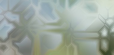 Renkli ve canlı geometrik şekiller katmanları var. Bir teknoloji planının dijital illüstrasyonu. Gelecekçi tasarım şablonu.