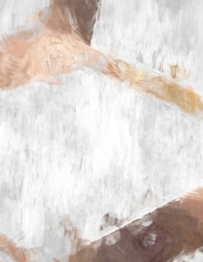 Soyut arkaplanda pürüzlü fırça darbeleri. Fırça boyası. Renkli boya darbeleri. Eşsiz duvar sanatı. Tuvaldeki modern sanat. Renkli çağdaş sanat eserleri. 