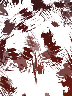 Renkli fırça darbelerinin 2B çizimi. Dekoratif doku resmi. Canlı boya desenli arka plan. Kaotik fırça darbeleri resim.