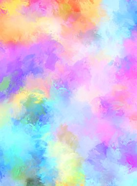 Sanatsal canlılık ve renkli duvar kağıdı. Taranmış Soyut Arkaplan. Fırça darbeli resim. 