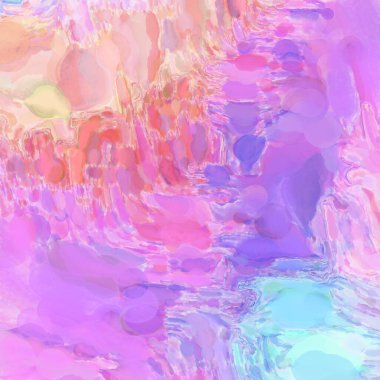 El yapımı sürreal soyut desenli suluboya. Modern sanatsal resim. 2D çizim. Arkaplan boyası karışımı. Yaratıcı duvar sanatı. Çağdaş sanat.