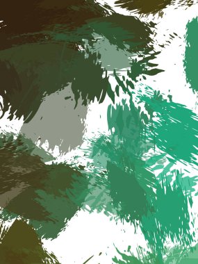 Renkli fırça darbelerinin 2B çizimi. Dekoratif doku resmi. Canlı boya desenli arka plan. Kaotik fırça darbeleri resim.