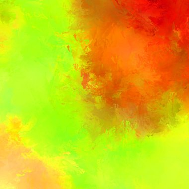 Duvar sanatı Eşsiz ve yaratıcı illüstrasyon. Fırça darbesi ile boyanmış. Renkli fırça darbelerinin soyut arkaplanı. Fırçalanmış canlı duvar kâğıdı. Boyalı sanatsal yaratım.