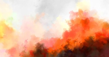 Sanatsal canlılık ve renkli duvar kağıdı. Taranmış Soyut Arkaplan. Fırça darbeli resim. 