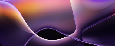 Soyut arkaplan. Değişken renk değişim dalgaları, dinamik hareketlerle. Işık dalgalarının neon renkli soyut tasarımı. Duvar kağıdı, afiş, arkaplan, kart, kitap illüstrasyonu, web sitesi.