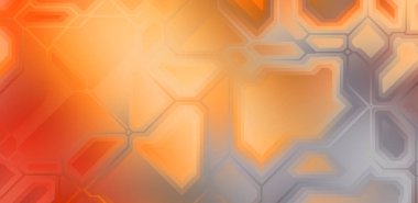 Renkli ve canlı geometrik şekiller katmanları var. Bir teknoloji planının dijital illüstrasyonu. Gelecekçi tasarım şablonu.