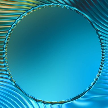 Soyut çerçeveli arkaplan. Renkli, canlı, dalgalı bir duvar kağıdı. Merkezi çerçeveli yaratıcı grafik 2d çizim. Dinamik şekilli modaya uygun sıvı örtüsü.