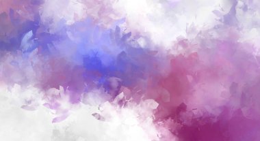 Yaratıcı soyut resim. Artistik fırça darbeleriyle donatılmış. Renkli ve canlı bir illüstrasyon. boyalı sanat.