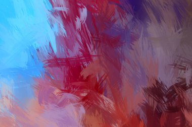 Renkli fırça darbelerinin soyut arkaplanı. fırçalanmış canlı duvar kağıdı. resmedilmiş sanat eseri. Eşsiz ve yaratıcı illüstrasyon.