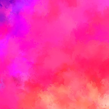 Canlı fırça darbeleriyle boyanmış. Renkli desenli resim. Fırçalanmış duvar kağıdını boya.