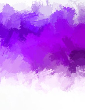 Modern sanat. Taranmış Boyalı Soyut Arkaplan. Fırça darbesi ile boyanmış. Boya darbeleri. 2B Görüntü.