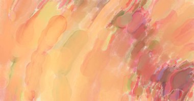 Çağdaş sanat. El yapımı resim. Modern sanat eserleri. Yüzeyde suluboya fırça darbeleriyle resim yapmak. 2D çizim. Sanatsal arkaplan resmi. Tablo üzerinde soyut resim. Renkli doku.