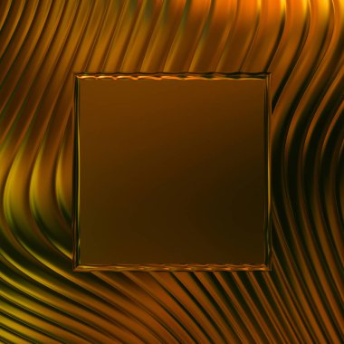 Soyut çerçeveli arkaplan. Renkli, canlı, dalgalı bir duvar kağıdı. Merkezi çerçeveli yaratıcı grafik 2d çizim. Dinamik şekilli modaya uygun sıvı örtüsü.