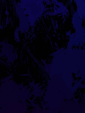 Vahşi fırça darbeleriyle yaratıcı soyut resim. Artistik fırça darbeleriyle donatılmış. Renkli ve canlı bir tasvir. Boyalı sanat.