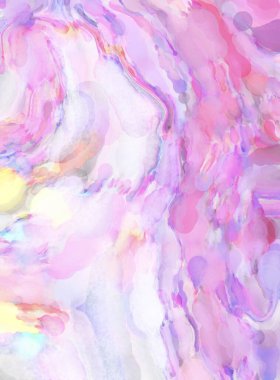 Modern fırça darbeleri. Pastel renklerde suluboya resim. Poster, duvar sanatı, afiş, kart, kitap kapağı veya ambalaj için sakinleştirici kompozisyonun yumuşak renkli çizimi. 