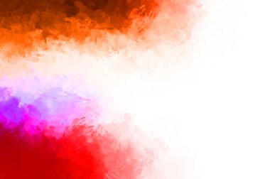 Taranmış Boyalı Soyut Arkaplan. Fırça darbesi ile boyanmış. Sanatsal canlılık ve renkli duvar kağıdı.