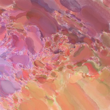 El yapımı sürreal soyut desenli suluboya. Modern sanatsal resim. 2D çizim. Arkaplan boyası karışımı. Yaratıcı duvar sanatı. Çağdaş sanat.