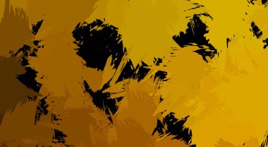 Canlı fırça darbeleriyle boyanmış. Renkli desenli resim. Fırçalanmış duvar kağıdını boya.