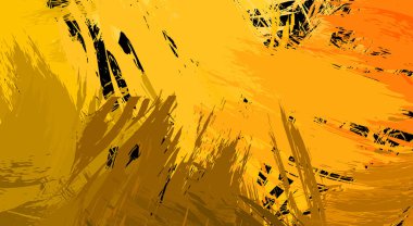 Sanatsal soyut arkaplan. Doku boyalı duvar kağıdı. Boya darbeleriyle yaratıcı bir illüstrasyon. Fırça desenli resim.