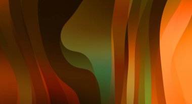 Soyut arkaplan. Renkli dalgalı tasarım duvar kağıdı. yaratıcı grafik 2D çizim. Dinamik şekilli modaya uygun sıvı örtüsü.