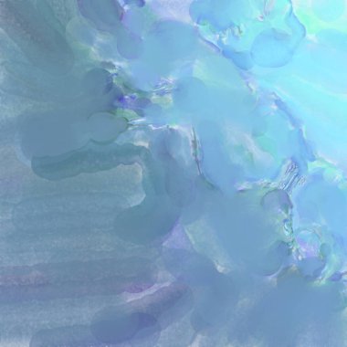 Çağdaş sanat. El işçiliğinin renkli dokusu. Modern resim. Yüzeyde suluboya vuruşlar. Sanatsal arkaplan resmi. Tablo üzerinde soyut resim. Fırça darbeleri. 